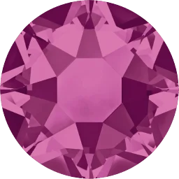 Crystal decoration Fuchsia for equestrian safety stirrups