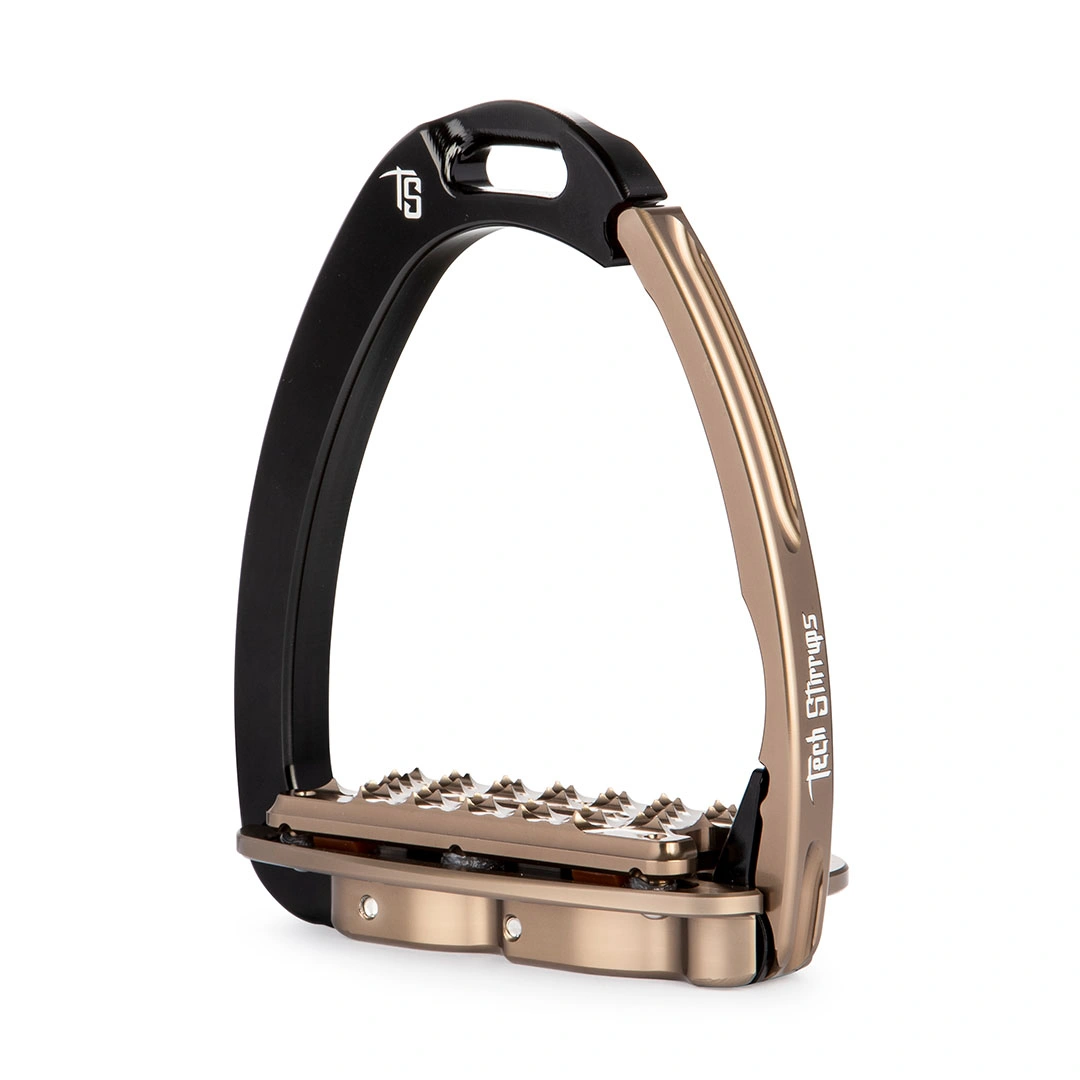 Venice Plus Evo black brown safety stirrups for cross-country riding